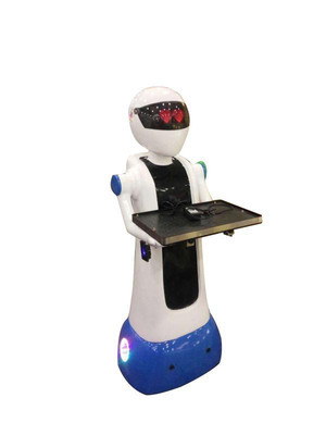 潍坊优米诺比 引领餐饮服务革新的智能送餐机器人